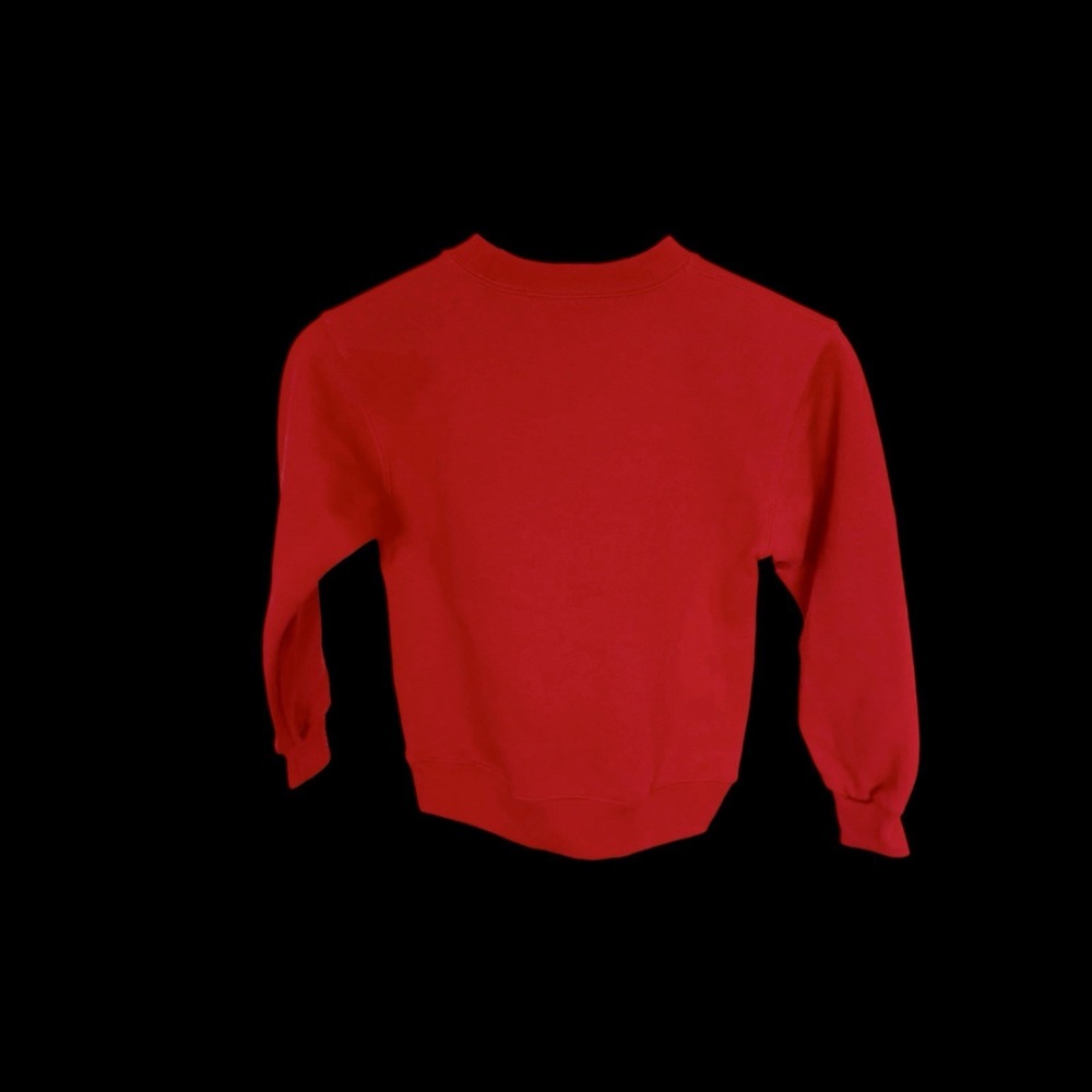 Women's Brentwood School Vintage Sweatshirt Youth L Women's XXS Red Los Angeles - Picture 2 of 7